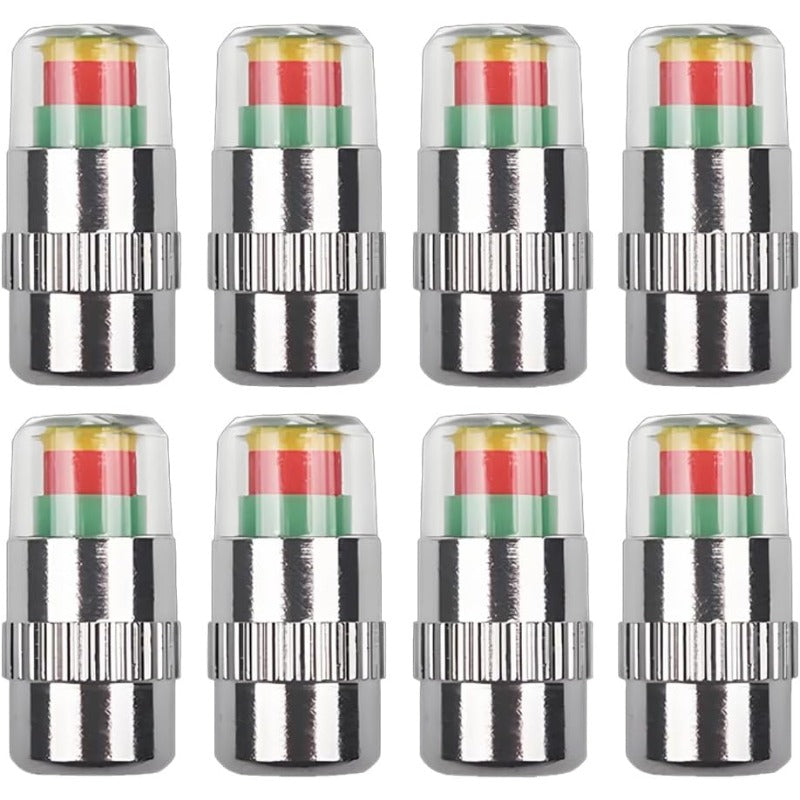 3-Color Tire Pressure Alert Caps