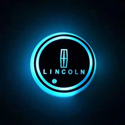 2PCS LED Car Coasters