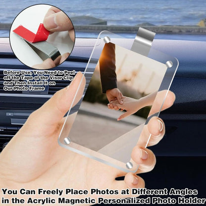 Magnetic Visor Photo Frame