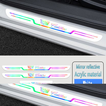 Acrylic Laser Car Anti-Fouling Door Sill Strips🎉4pcs🎉