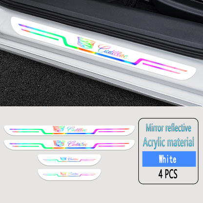 Acrylic Laser Car Anti-Fouling Door Sill Strips🎉4pcs🎉