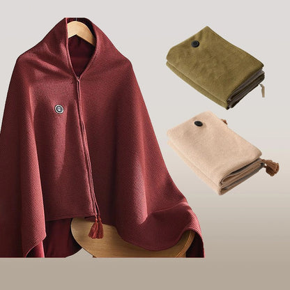 Portable Heated Blanket Shawl