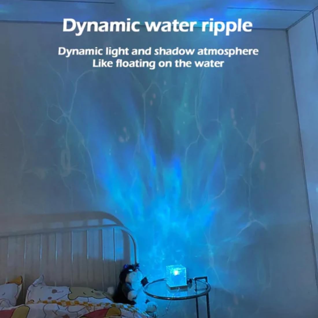 Aurora Ripple Cube Lamp