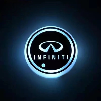 2PCS LED Car Coasters