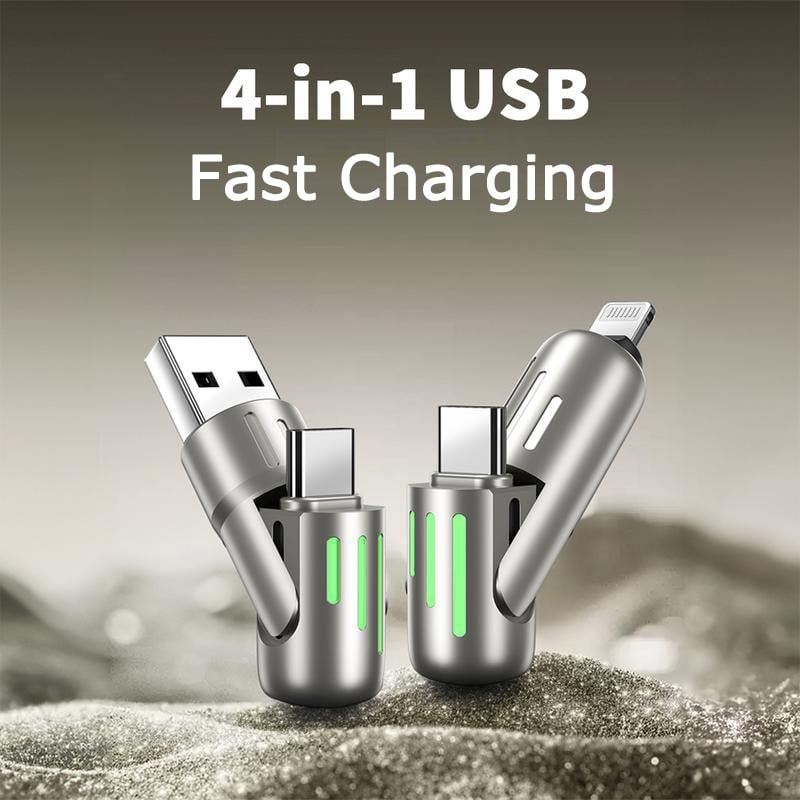 🔥Last Day Buy 3 Free 1 - 4-in-1 USB Charging Cable fast charging 240W
