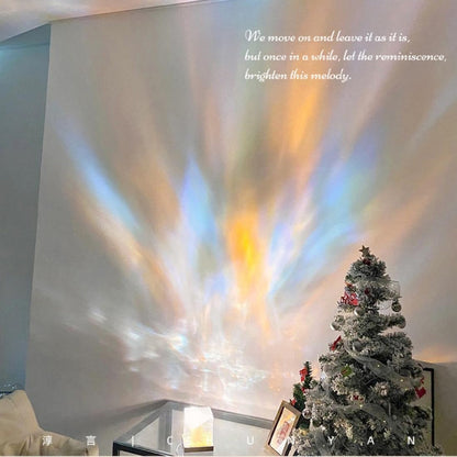 Aurora Ripple Cube Lamp