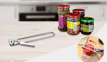 Adjustable Stainless Steel Jar & Bottle Opener