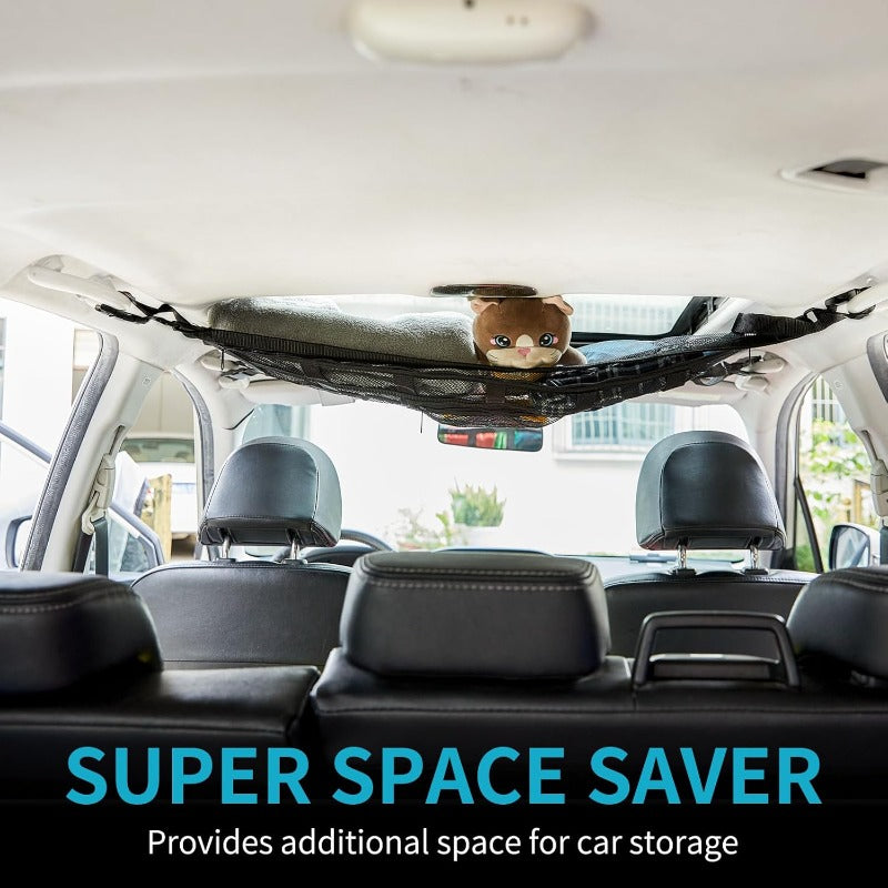 Upgraded Car Ceiling Cargo Net – Maximize Your Storage Space