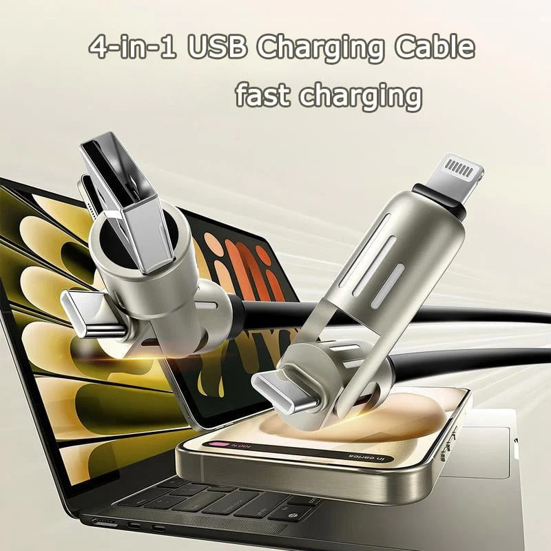 🔥Last Day Buy 3 Free 1 - 4-in-1 USB Charging Cable fast charging 240W