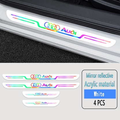 Acrylic Laser Car Anti-Fouling Door Sill Strips🎉4pcs🎉