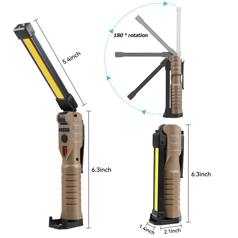 7-Mode Folding Work Light