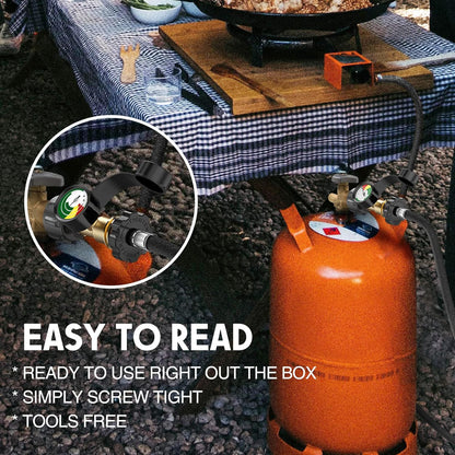 Color-Coded Propane Tank Gauge GasVision