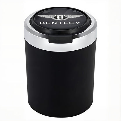 Smokeless Stainless Steel LED Car Cupholder Ashtray with Lid