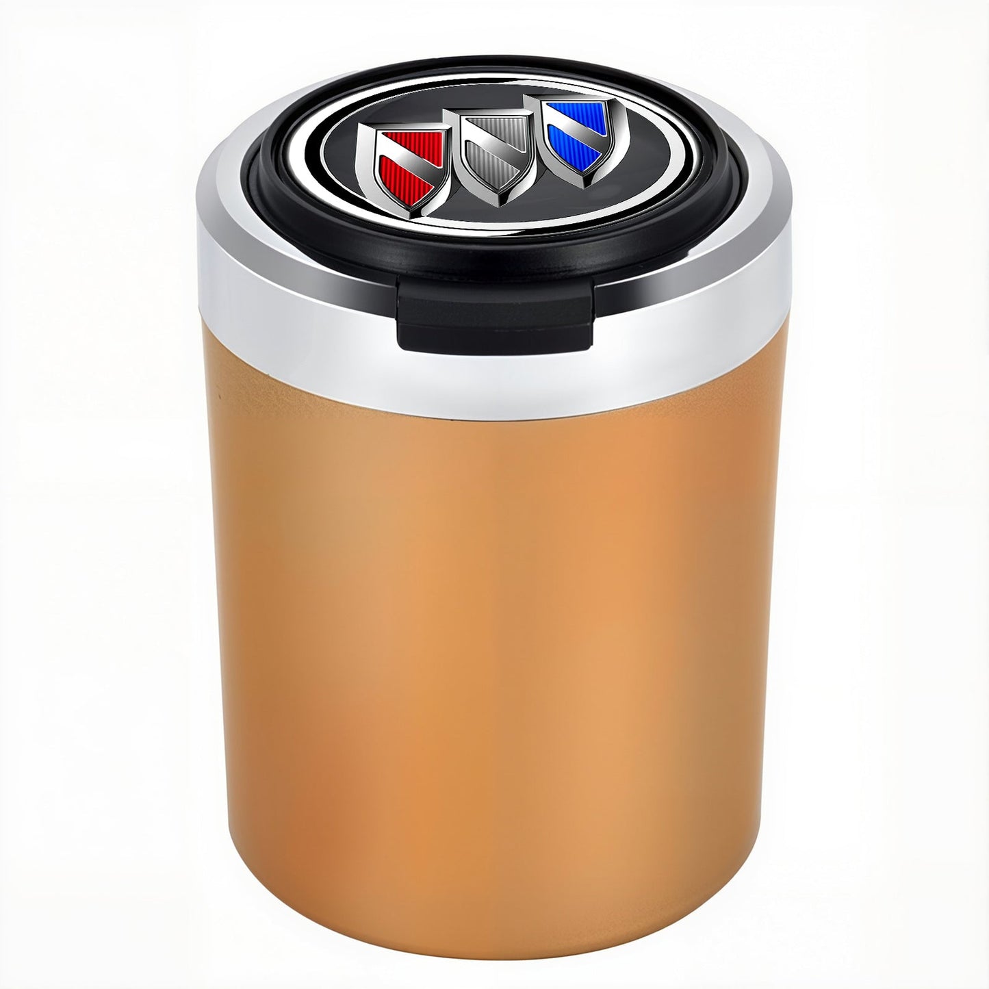 Smokeless Stainless Steel LED Car Cupholder Ashtray with Lid