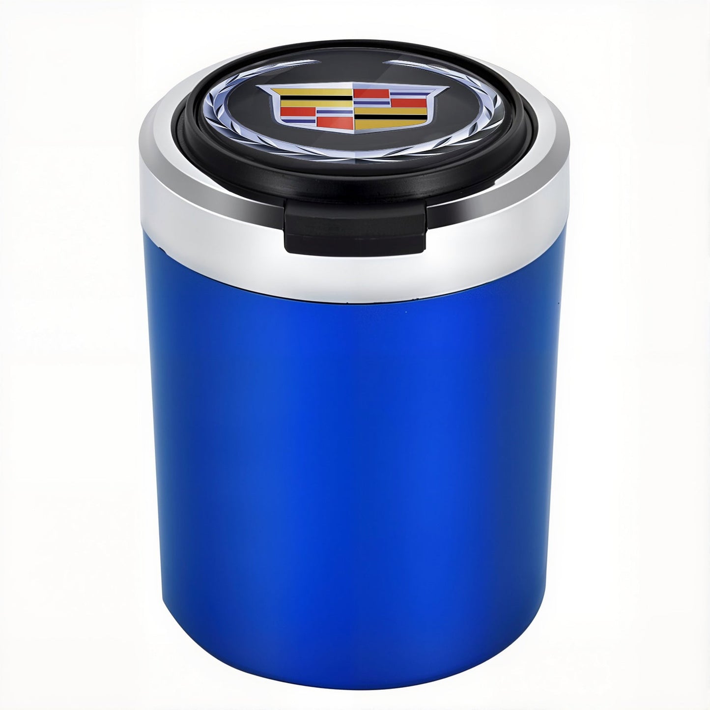 Smokeless Stainless Steel LED Car Cupholder Ashtray with Lid