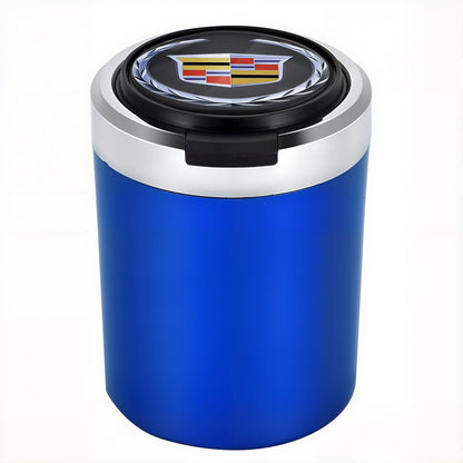 Smokeless Stainless Steel LED Car Cupholder Ashtray with Lid