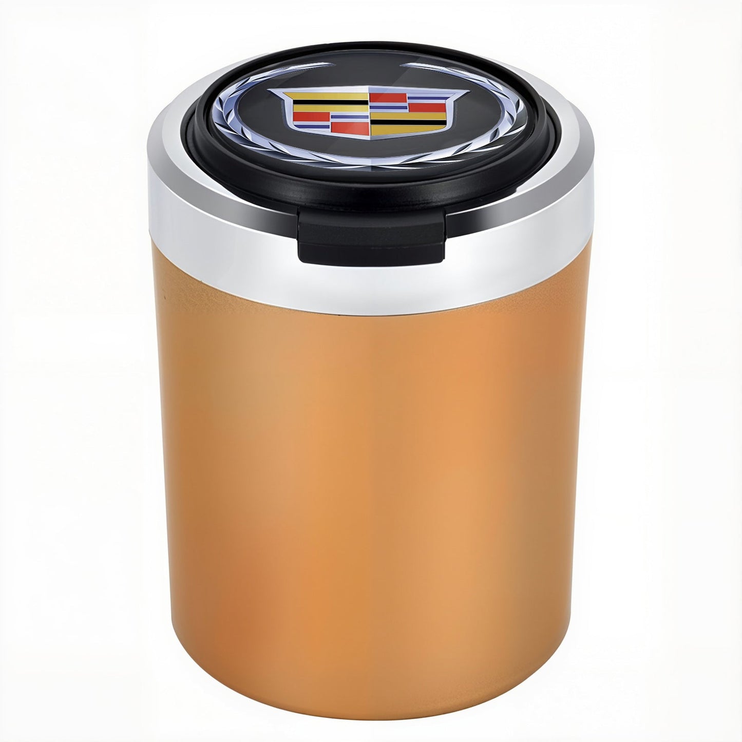 Smokeless Stainless Steel LED Car Cupholder Ashtray with Lid