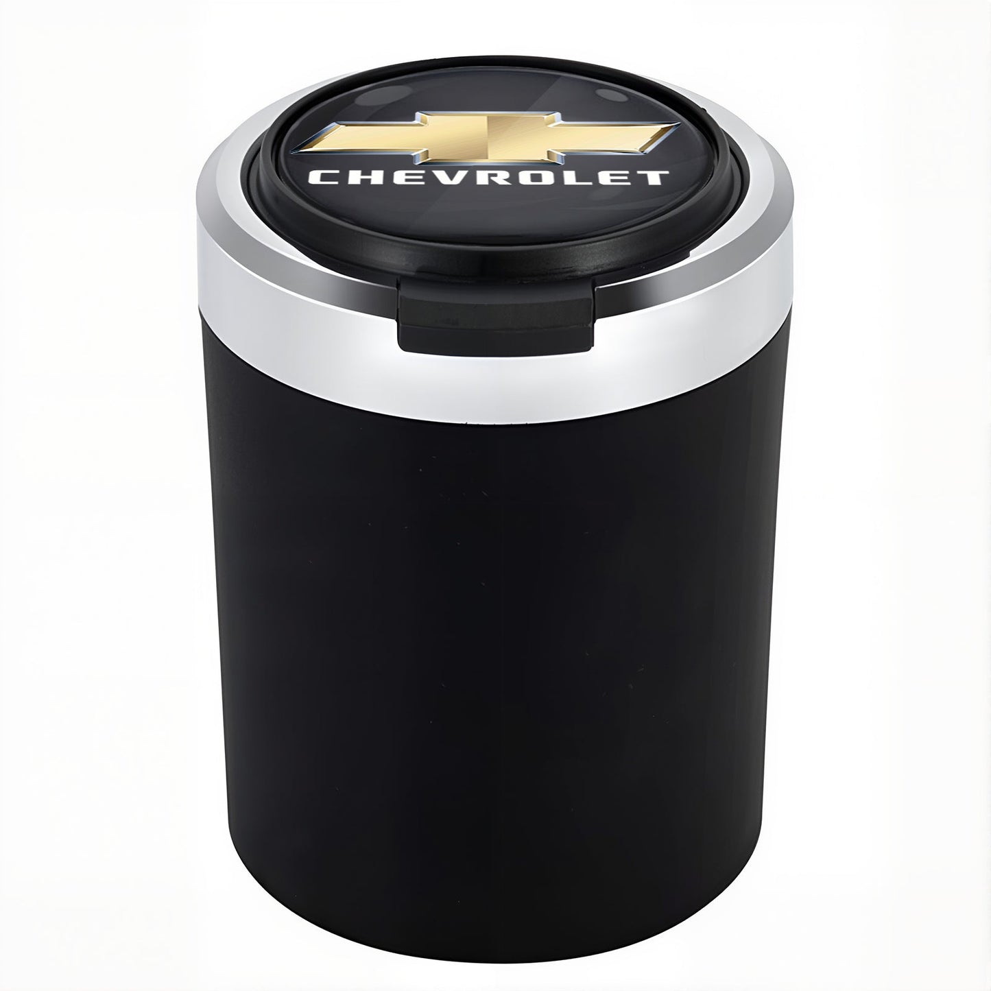 Smokeless Stainless Steel LED Car Cupholder Ashtray with Lid