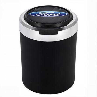 Smokeless Stainless Steel LED Car Cupholder Ashtray with Lid