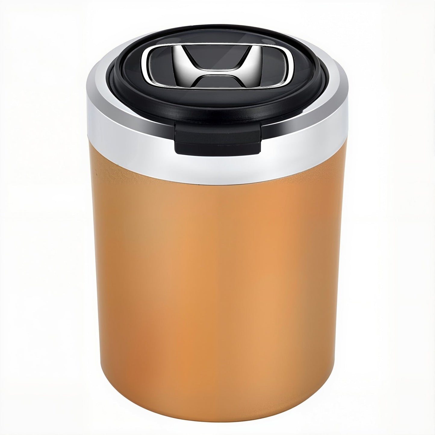 Smokeless Stainless Steel LED Car Cupholder Ashtray with Lid