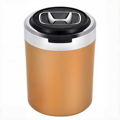 Smokeless Stainless Steel LED Car Cupholder Ashtray with Lid
