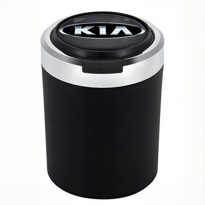 Smokeless Stainless Steel LED Car Cupholder Ashtray with Lid