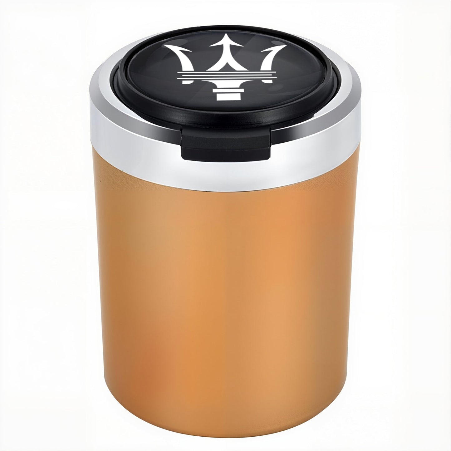 Smokeless Stainless Steel LED Car Cupholder Ashtray with Lid