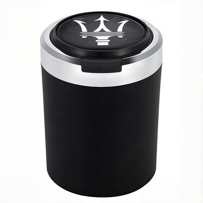 Smokeless Stainless Steel LED Car Cupholder Ashtray with Lid