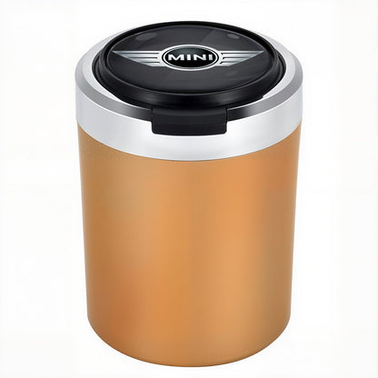 Smokeless Stainless Steel LED Car Cupholder Ashtray with Lid