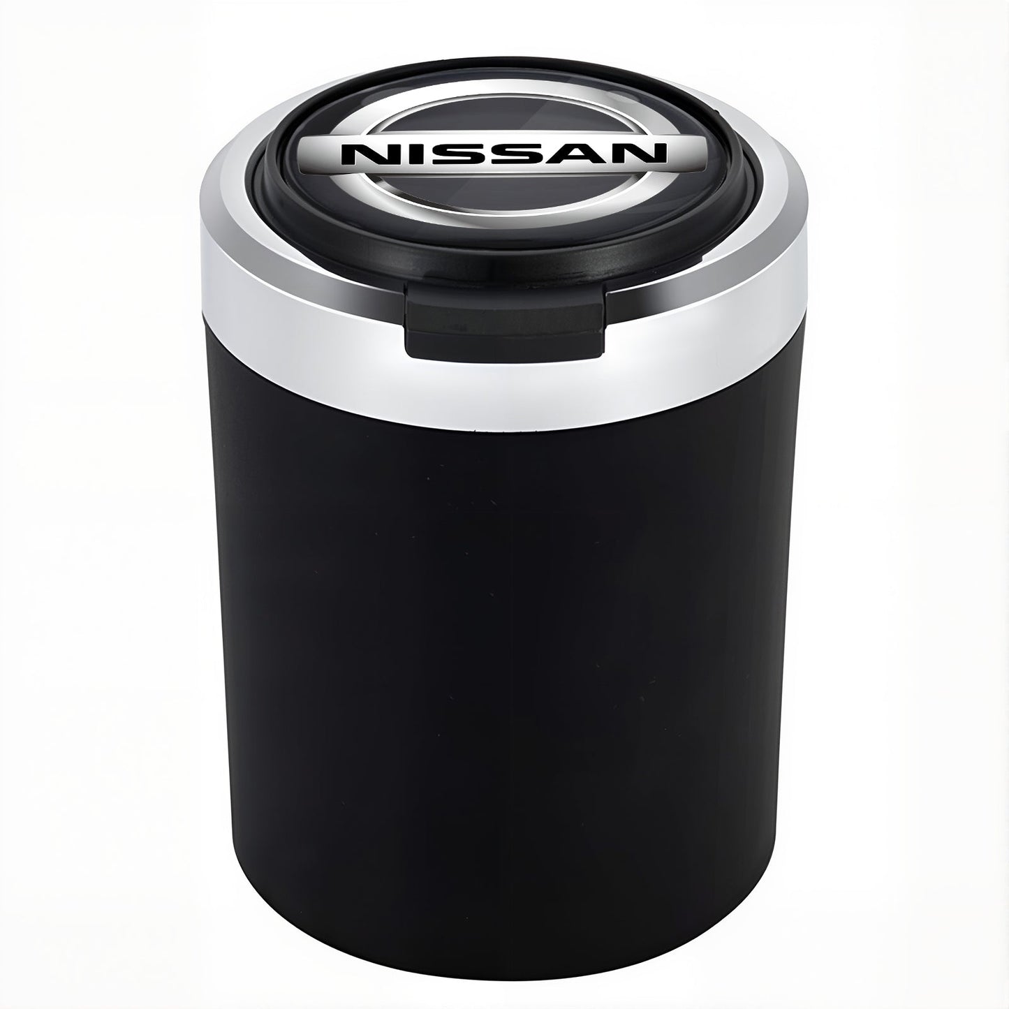Smokeless Stainless Steel LED Car Cupholder Ashtray with Lid