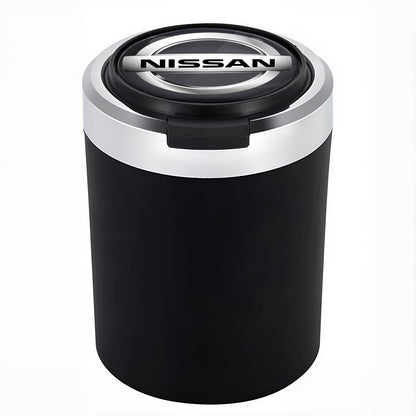 Smokeless Stainless Steel LED Car Cupholder Ashtray with Lid