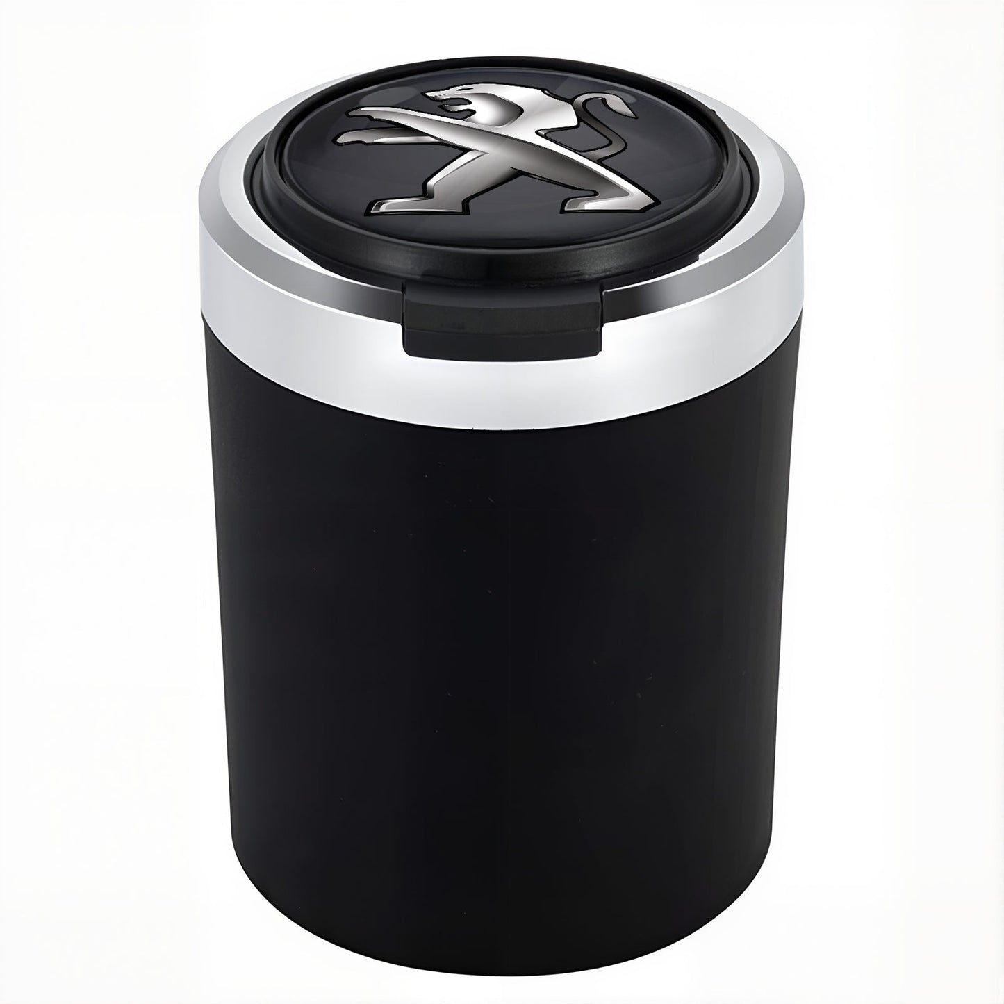 Smokeless Stainless Steel LED Car Cupholder Ashtray with Lid