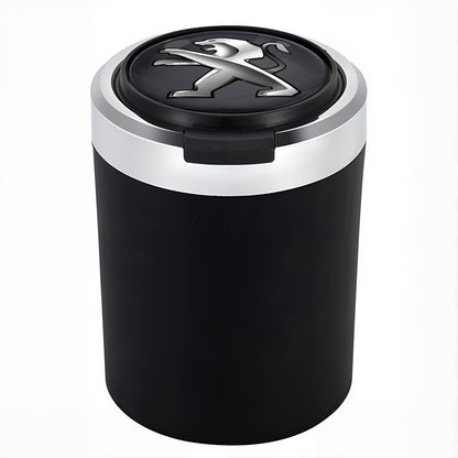 Smokeless Stainless Steel LED Car Cupholder Ashtray with Lid
