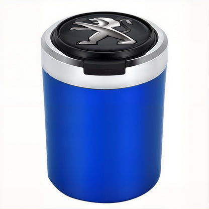 Smokeless Stainless Steel LED Car Cupholder Ashtray with Lid