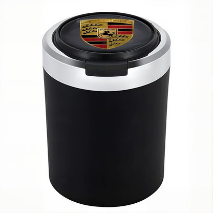 Smokeless Stainless Steel LED Car Cupholder Ashtray with Lid