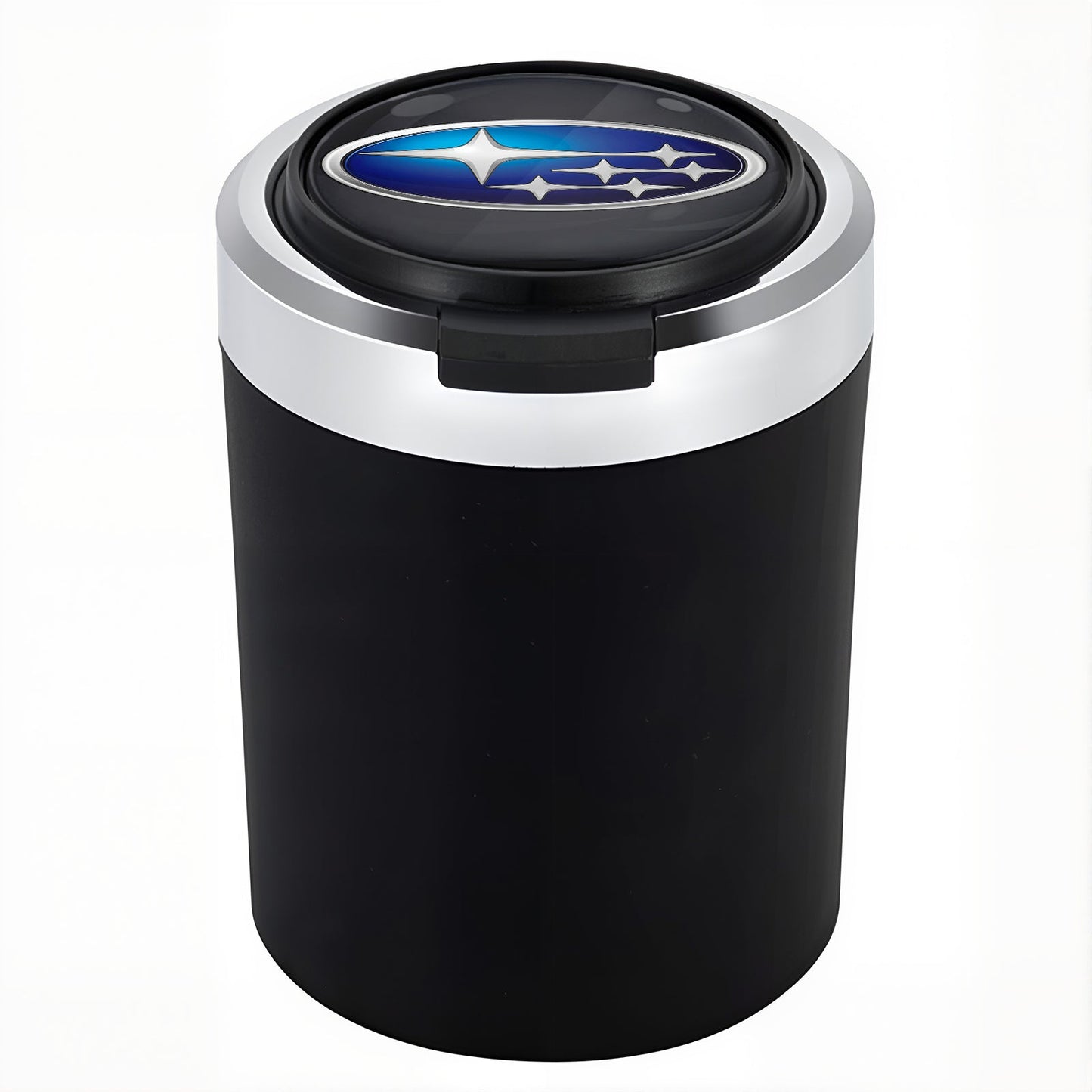 Smokeless Stainless Steel LED Car Cupholder Ashtray with Lid