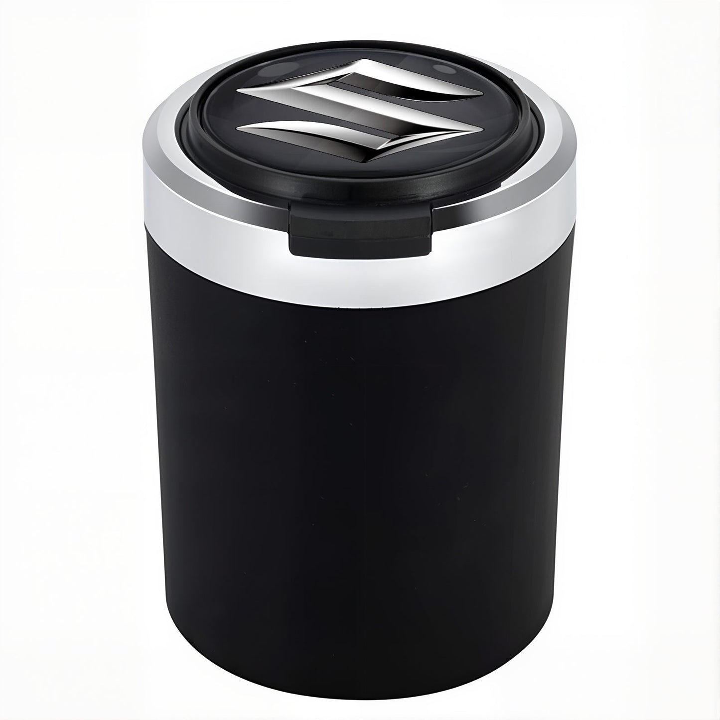 Smokeless Stainless Steel LED Car Cupholder Ashtray with Lid
