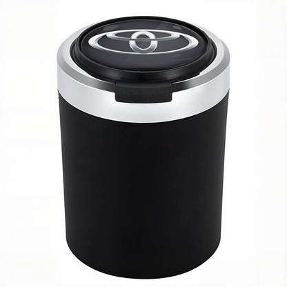 Smokeless Stainless Steel LED Car Cupholder Ashtray with Lid