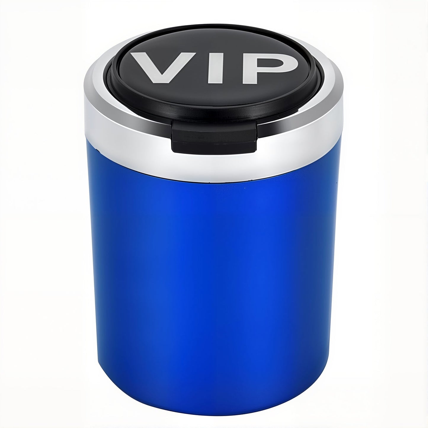 Smokeless Stainless Steel LED Car Cupholder Ashtray with Lid