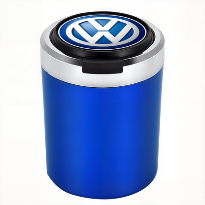 Smokeless Stainless Steel LED Car Cupholder Ashtray with Lid