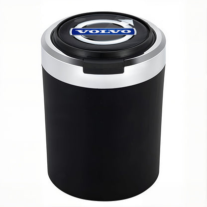 Smokeless Stainless Steel LED Car Cupholder Ashtray with Lid