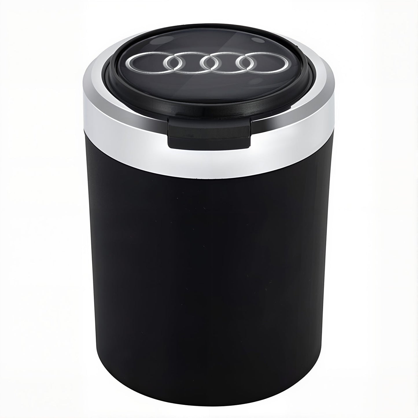 Smokeless Stainless Steel LED Car Cupholder Ashtray with Lid