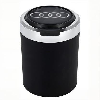 Smokeless Stainless Steel LED Car Cupholder Ashtray with Lid