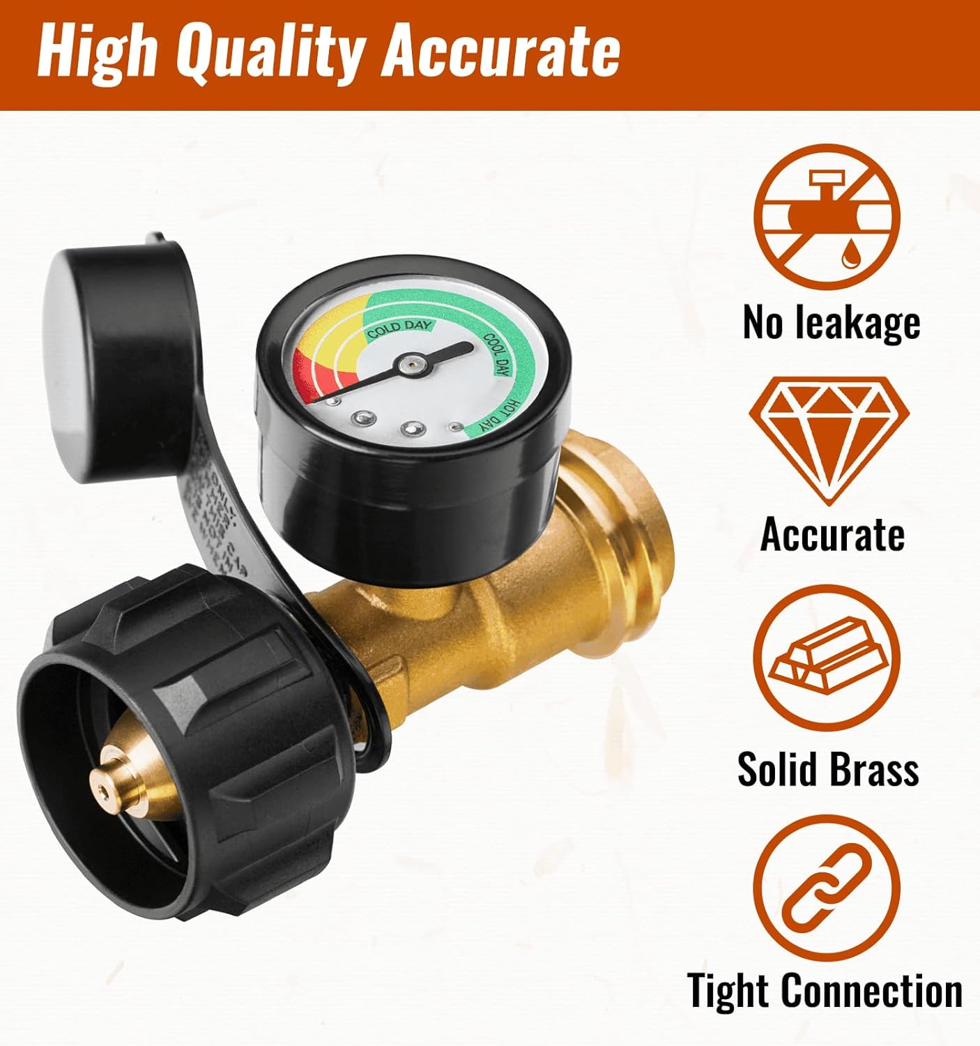 Color-Coded Propane Tank Gauge GasVision