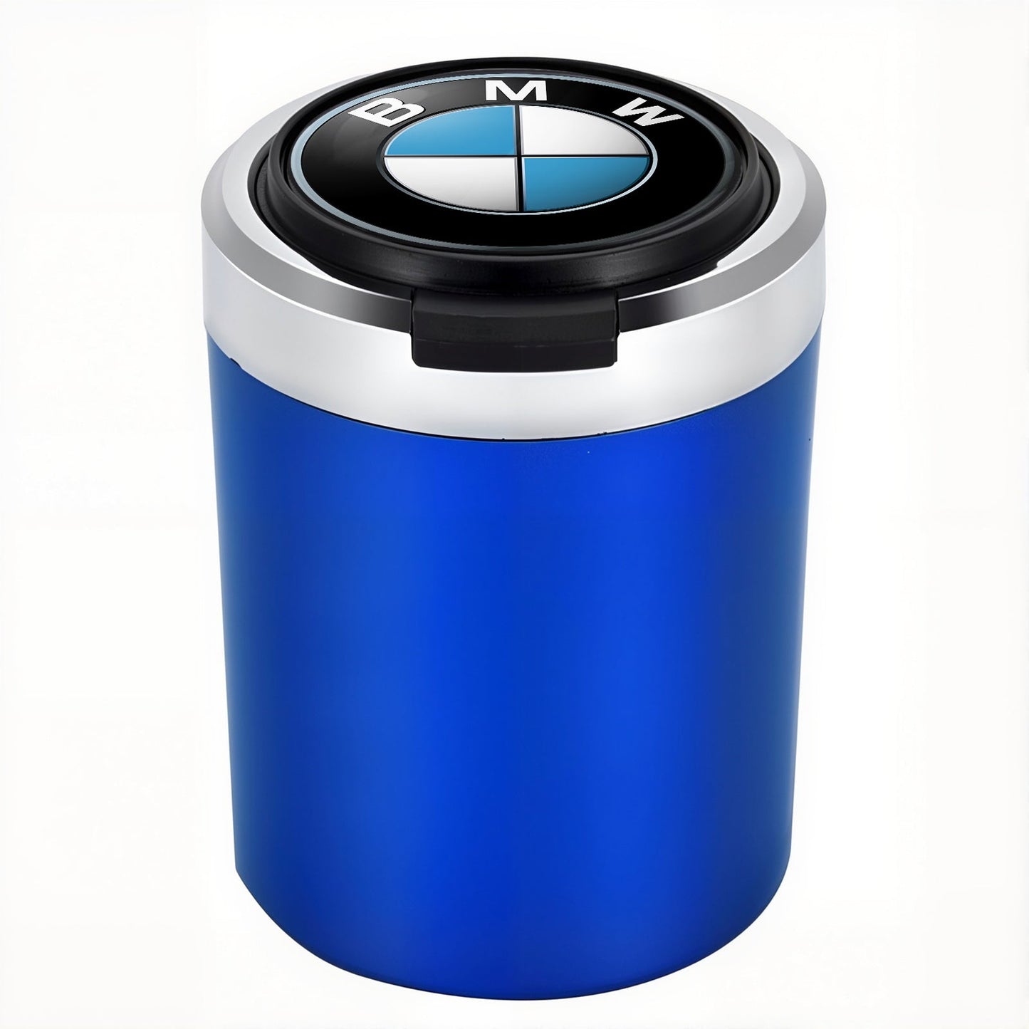 Smokeless Stainless Steel LED Car Cupholder Ashtray with Lid
