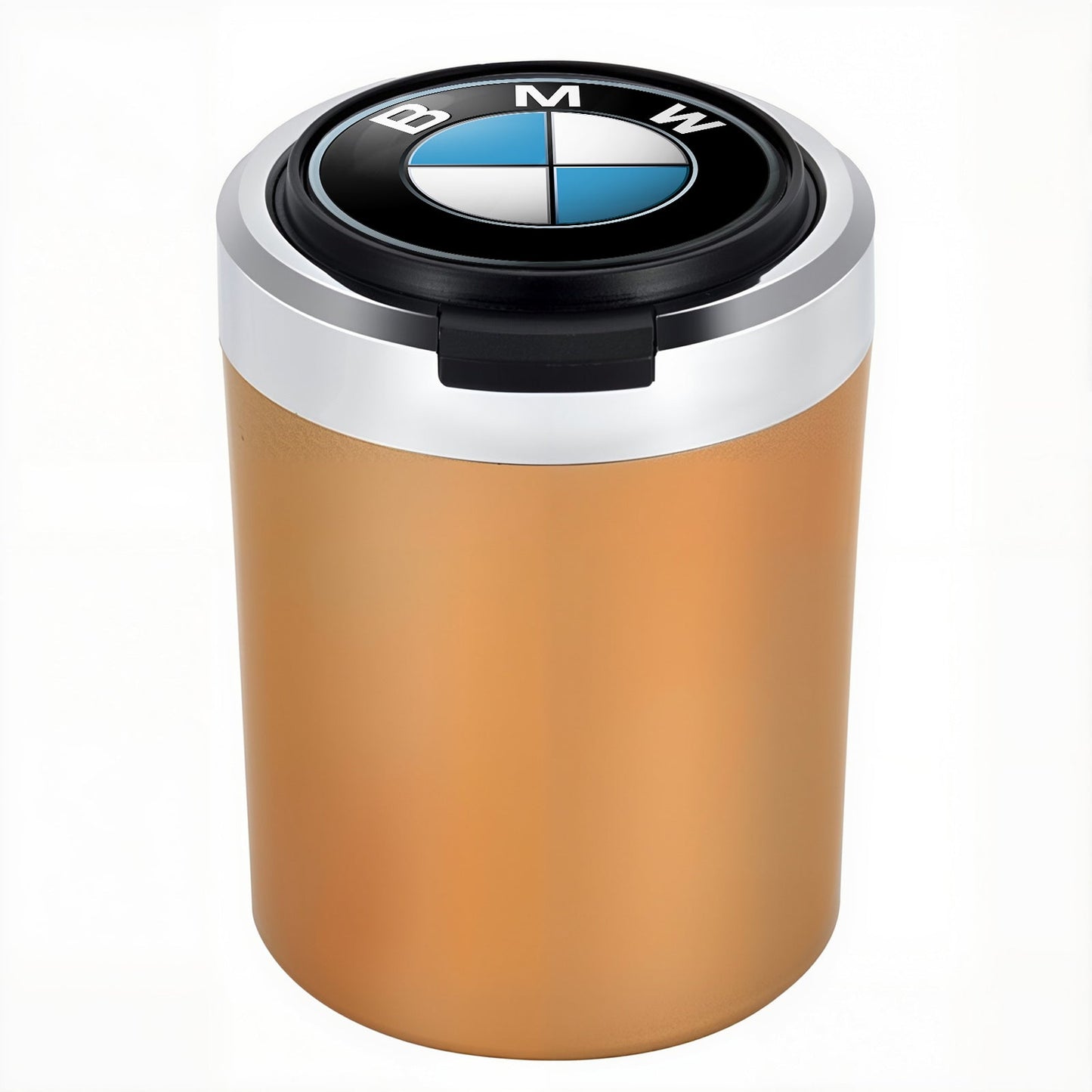 Smokeless Stainless Steel LED Car Cupholder Ashtray with Lid