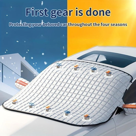 4-Layer Magnetic Windshield Cover