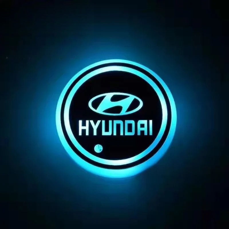 2PCS LED Car Coasters