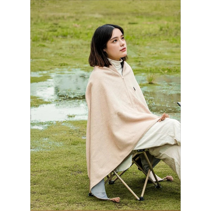 Portable Heated Blanket Shawl