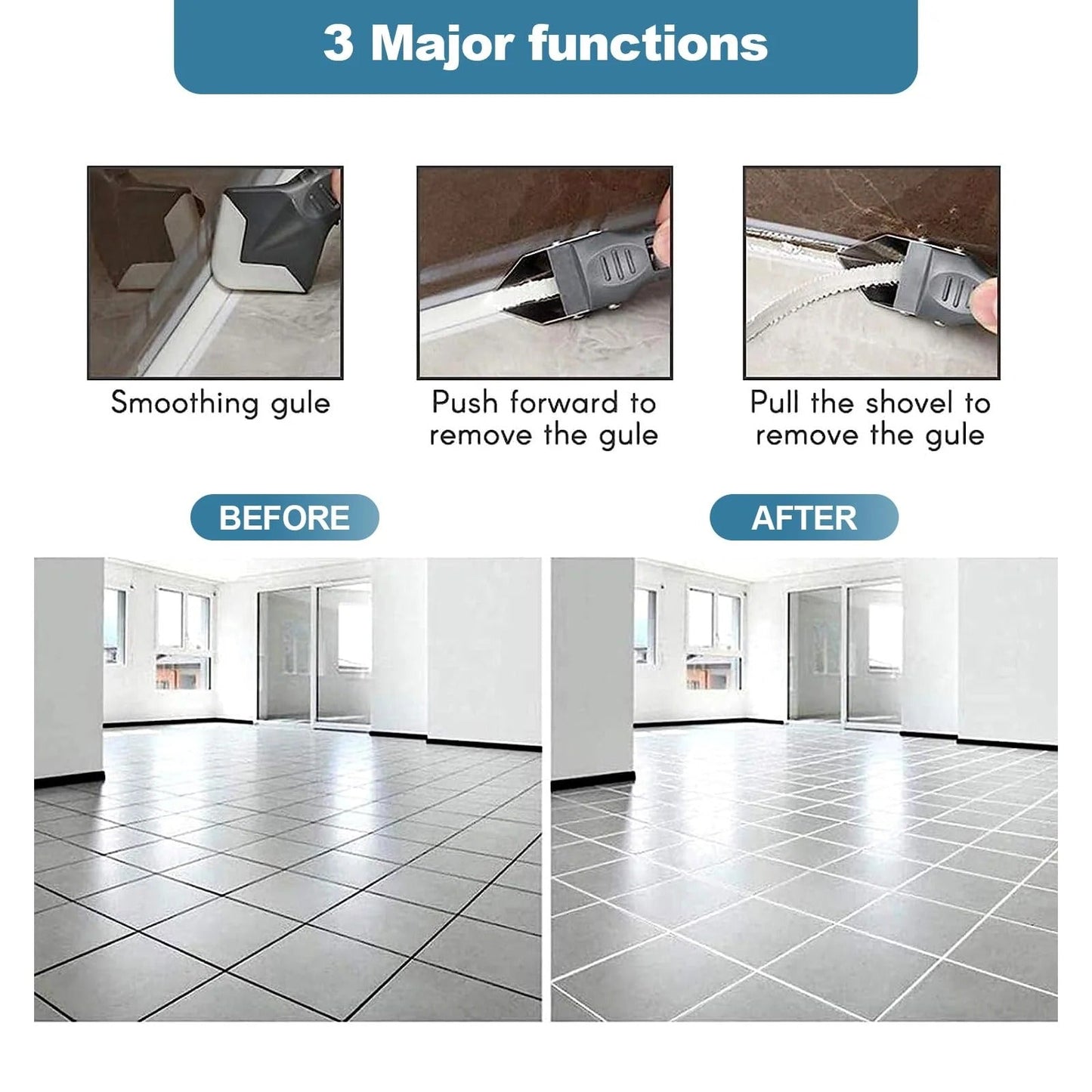 🔥3 In 1 Ultimate Caulking Tool